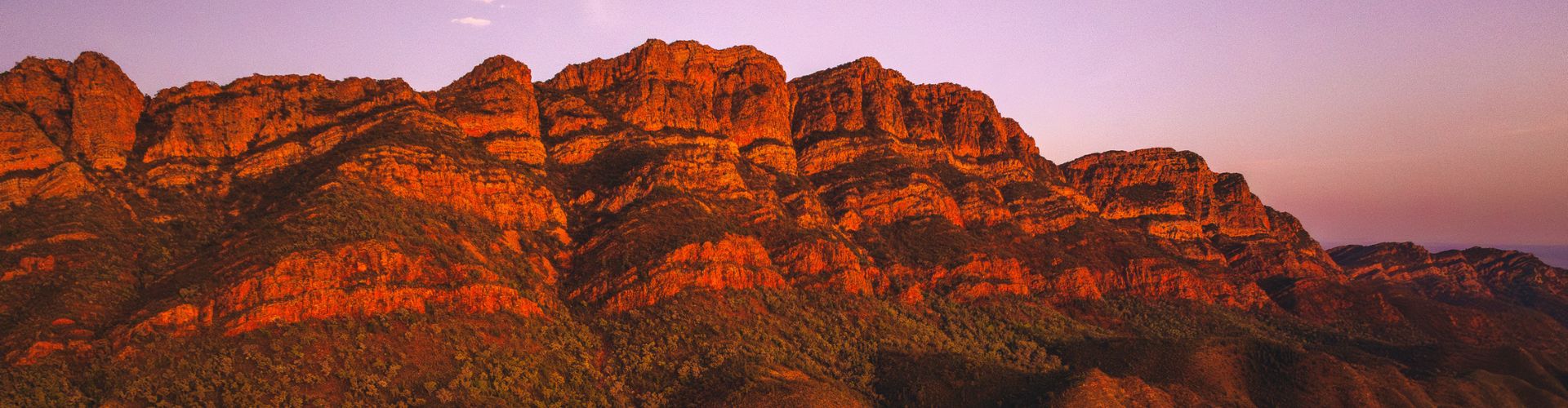 A view of the Ikara-Fliders Ranges, Arkaba