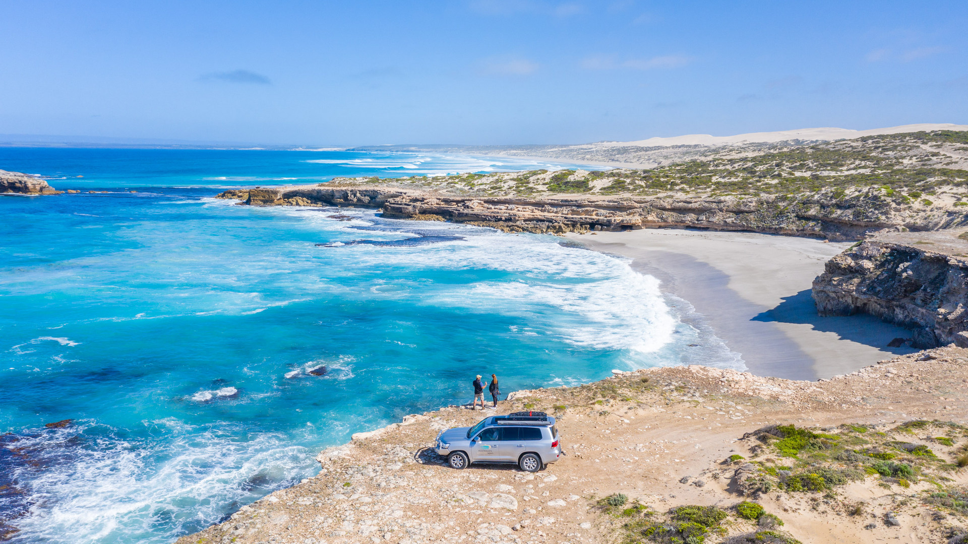 Guests enjoying a guided tour with Australian Coastal Safaris