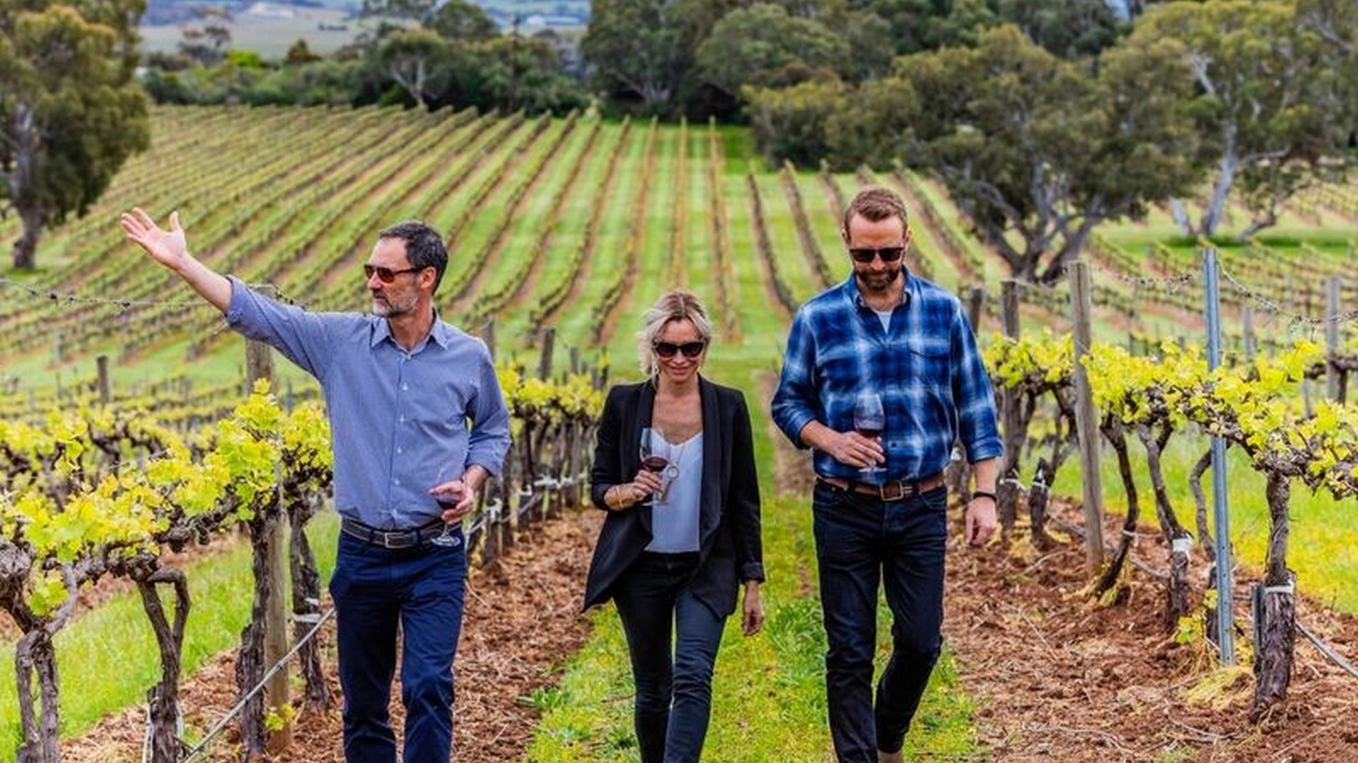 A guest on a Coast & Co tour exploring the coastline on cliff top