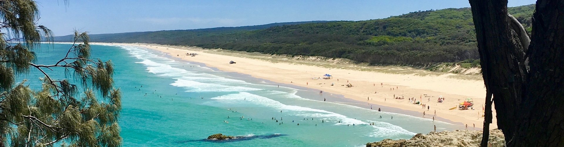 Exploring beaches with Eco Safaris Queensland