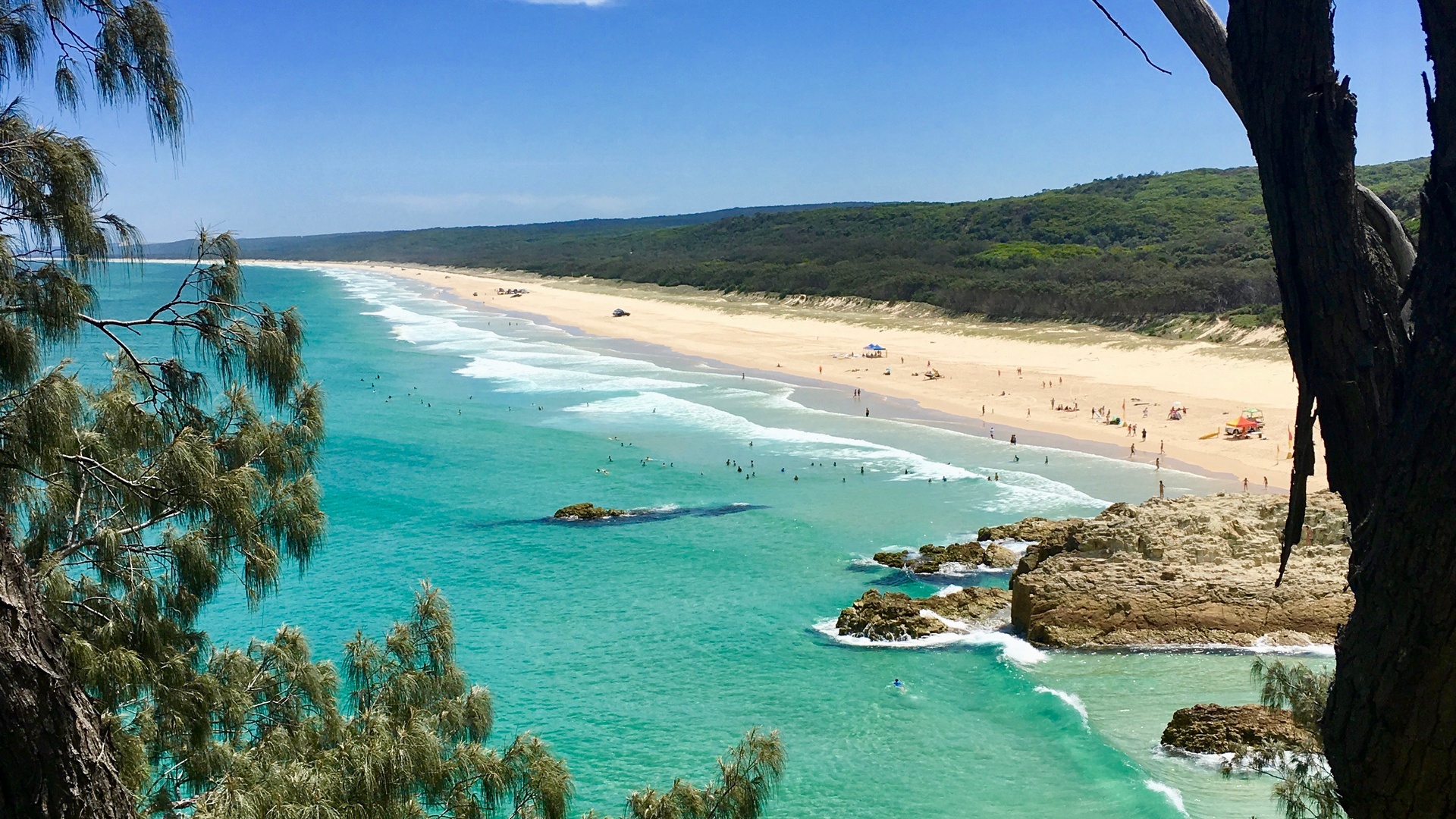Exploring beaches with Eco Safaris Queensland