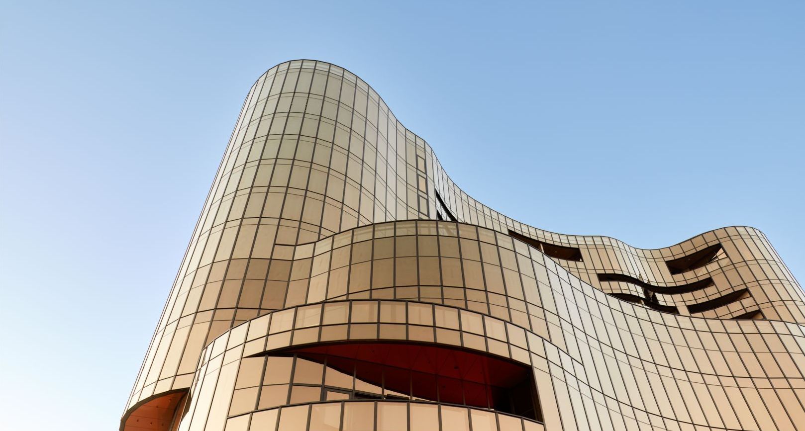 The distinctive building exterior of Eos by SkyCity