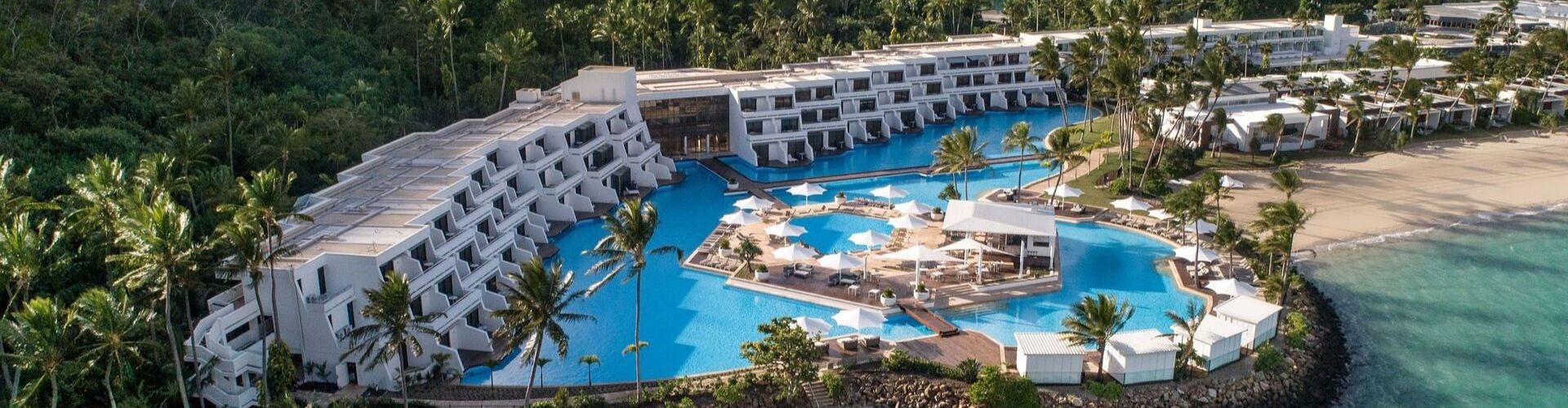 An aerial view of the Intercontinental Hayman Island