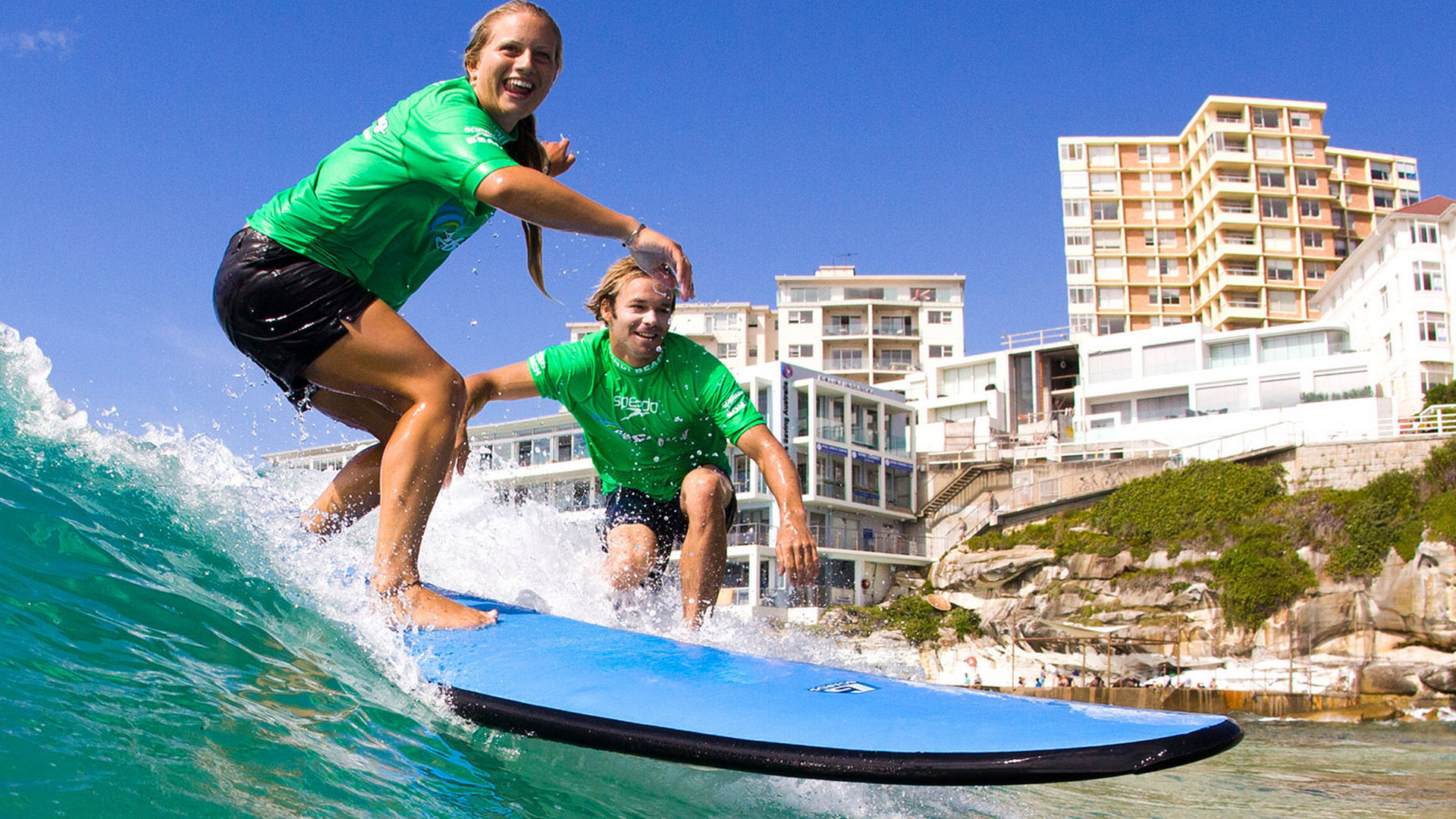 Learning to surf with Let's Go Surfing