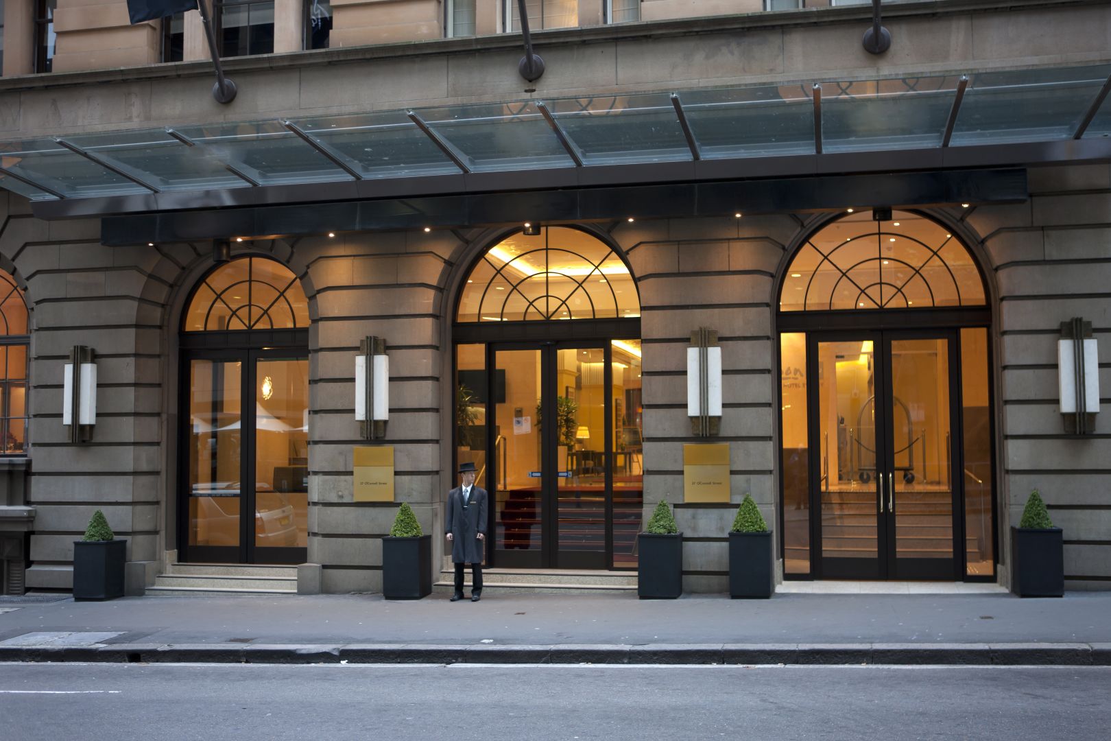 Paradox Sydney exterior with doorman