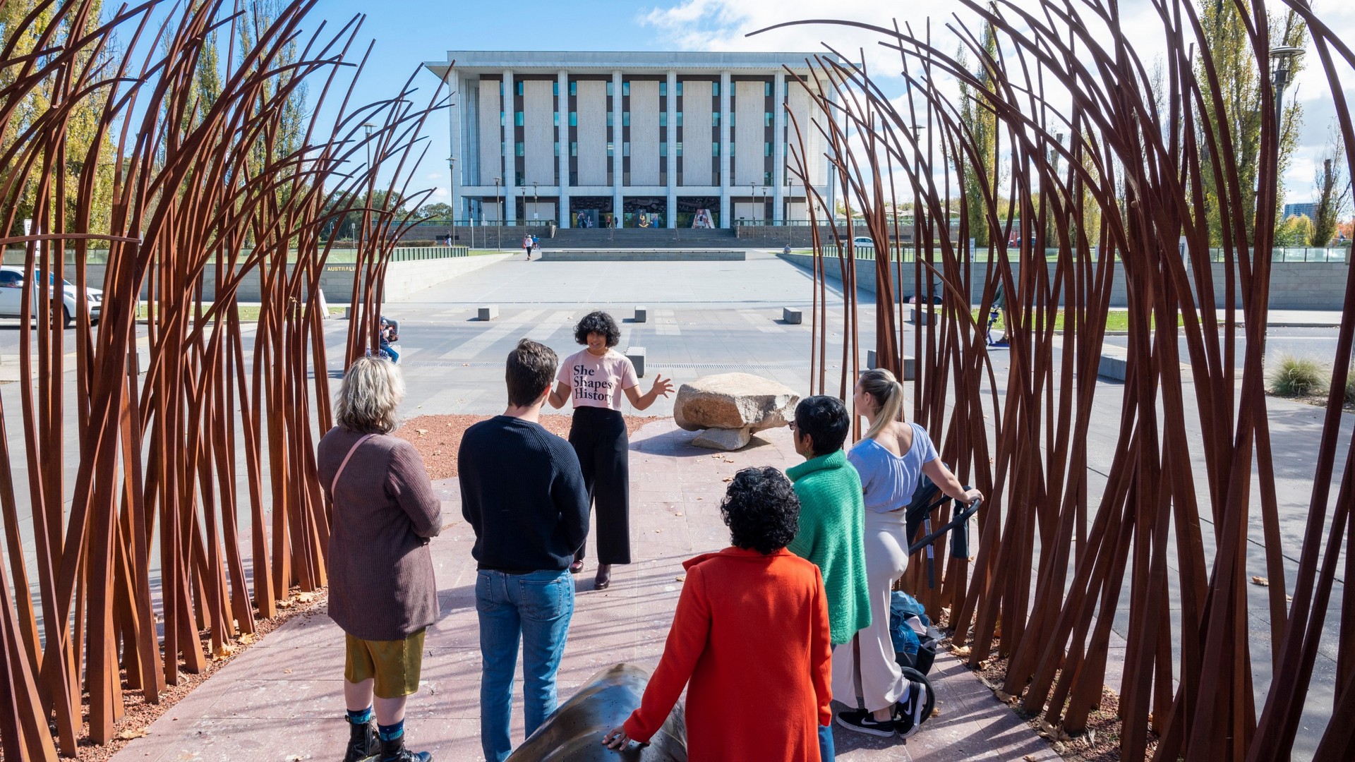 Guest on a She Shapes History walking tour