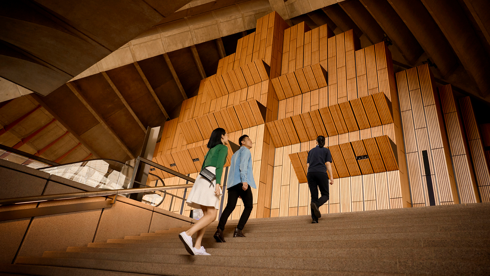 Visitors to Sydney Opera House