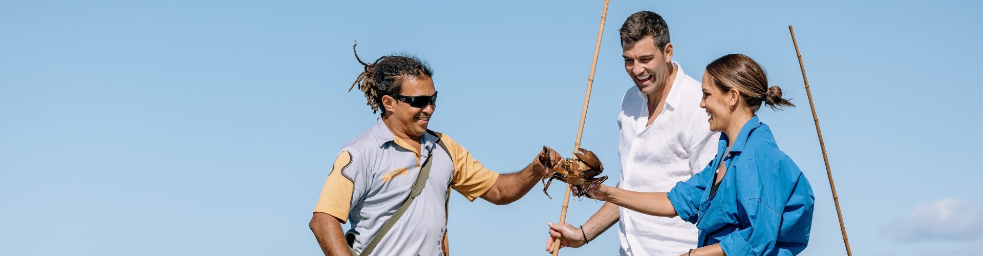 Guests taking part in a small group, half day tour with Walkabout Cultural Adventures