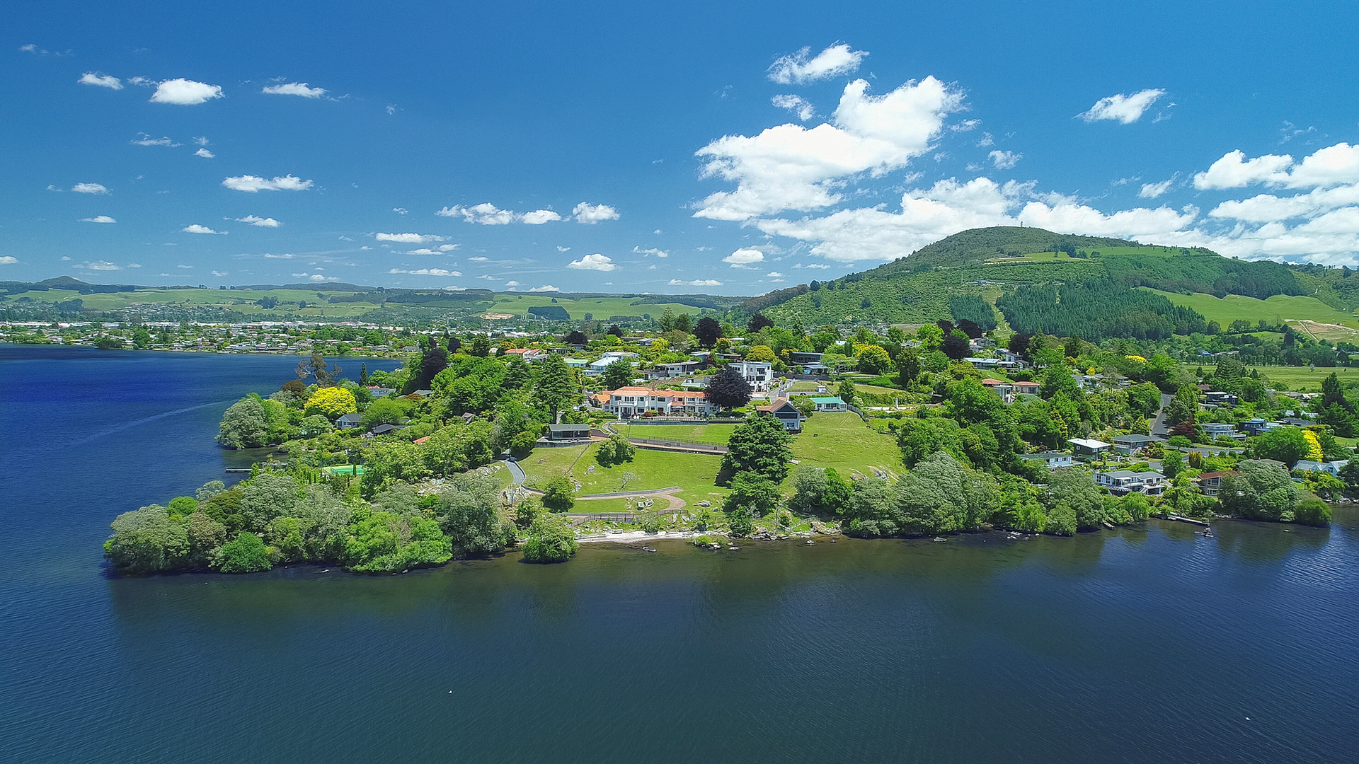 An aerial view of On the Point