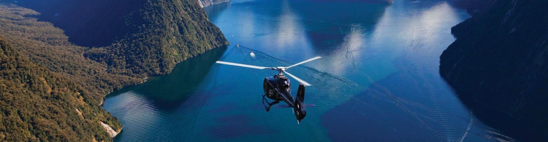 Helicopter excursions incorporate Queenstown, Milford Sound and the Fiords of Southern New Zealand with Over the Top Helicopters