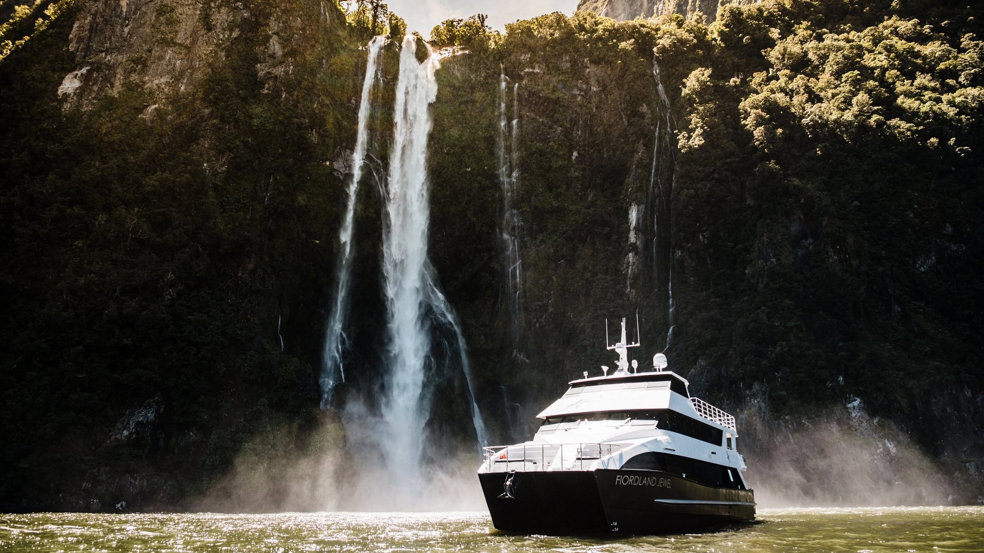 Wake to the sounds of native birdsong, dine on locally inspired cuisine, and explore the breathtaking wilderness by jet boat, accessible guided walks