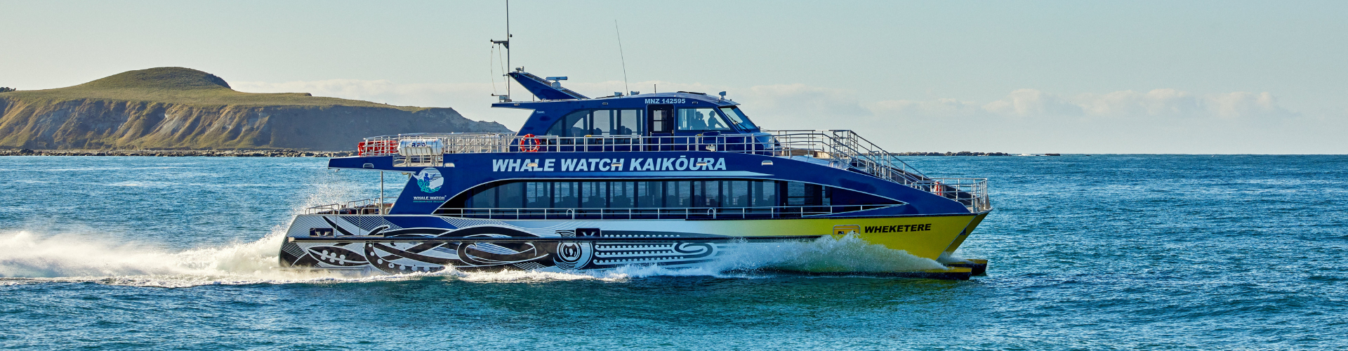 Whale Watch Kaikōura is New Zealand’s only marine-based whale watching company operating year-round
